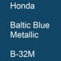 Preview: Honda, Baltic Blue Metallic, B-32M.